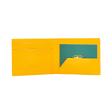 LEATHER CARD HOLDA [YELLOW]