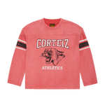ATHLETICS HEAVYWEIGHT LS TOP [RED]