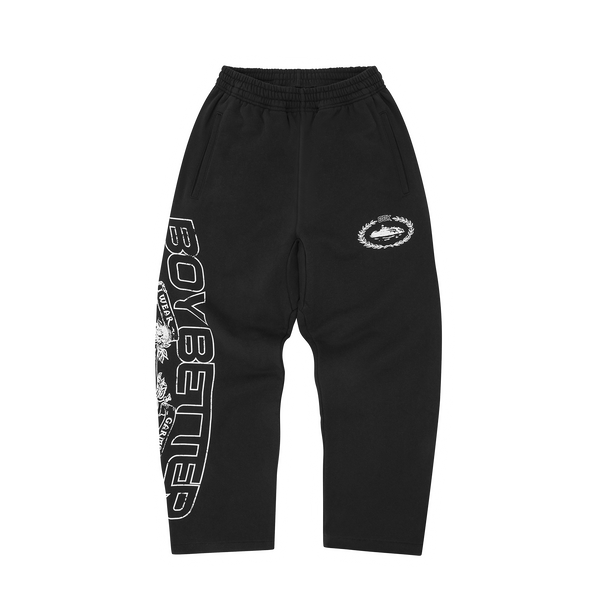 BBK ROYALE OPEN HEM SWEATPANT [BLACK]