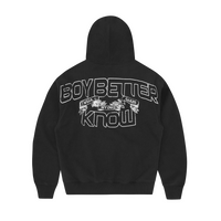 BBK ROYALE ZIP HOODIE [BLACK]