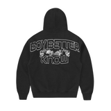 BBK ROYALE ZIP HOODIE [BLACK]