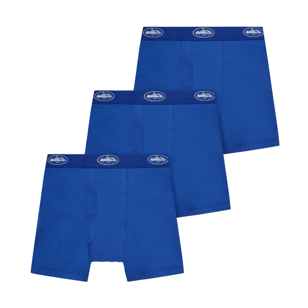 BLUE ALCATRAZ BOXERS [3 PACK]