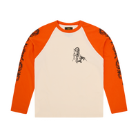 DRAGON RAGLAN LS [ORANGE]