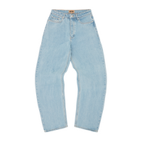 DUAL STRIPE BAGGY JEANS [STONEWASH]