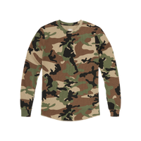 GUERILLAZ THERMAL LS TEE [WOODLAND CAMO]
