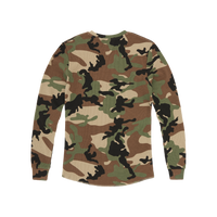 GUERILLAZ THERMAL LS TEE [WOODLAND CAMO]
