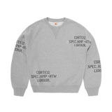 HMP STENCIL CREWNECK [LIGHT HEATHER]