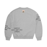 HMP STENCIL CREWNECK [LIGHT HEATHER]