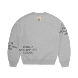 HMP STENCIL CREWNECK [LIGHT HEATHER]