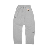 HMP STENCIL OPEN HEM SWEATPANT [LIGHT HEATHER]