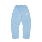 ISLAND PUFF PRINT OPEN HEM SWEATPANT [BABY BLUE]