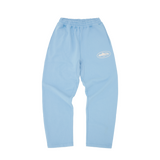 ISLAND PUFF PRINT OPEN HEM SWEATPANT [BABY BLUE]