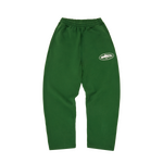 ISLAND PUFF PRINT OPEN HEM SWEATPANT [GREEN]