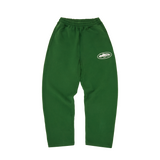 ISLAND PUFF PRINT OPEN HEM SWEATPANT [GREEN]