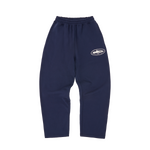 ISLAND PUFF PRINT OPEN HEM SWEATPANT [NAVY]