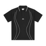 ISLAND PIQUE POLO SHIRT [BLACK]