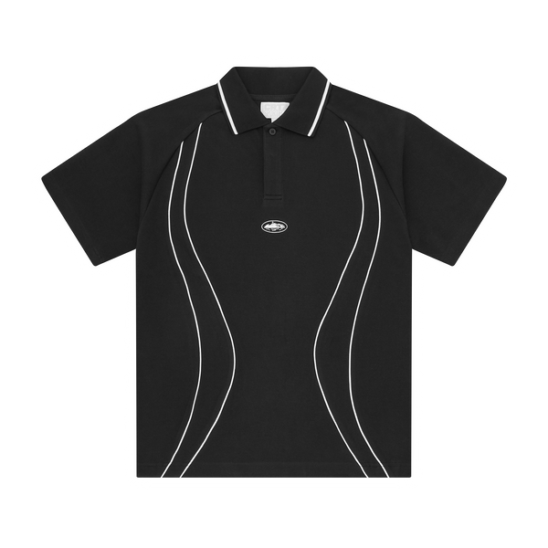 ISLAND PIQUE POLO SHIRT [BLACK]