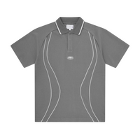 ISLAND PIQUE POLO SHIRT [GREY]