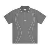 ISLAND PIQUE POLO SHIRT [GREY]