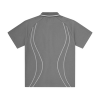ISLAND PIQUE POLO SHIRT [GREY]
