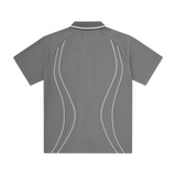 ISLAND PIQUE POLO SHIRT [GREY]