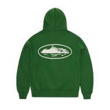 ISLAND PUFF PRINT ZIP HOODIE [GREEN]
