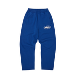 ISLAND PUFF PRINT OPEN HEM SWEATPANT [WASHED ROYAL]