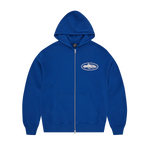 ISLAND PUFF PRINT ZIP HOODIE [WASHED ROYAL]
