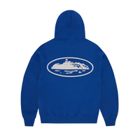 ISLAND PUFF PRINT ZIP HOODIE [WASHED ROYAL]