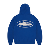ISLAND PUFF PRINT ZIP HOODIE [WASHED ROYAL]