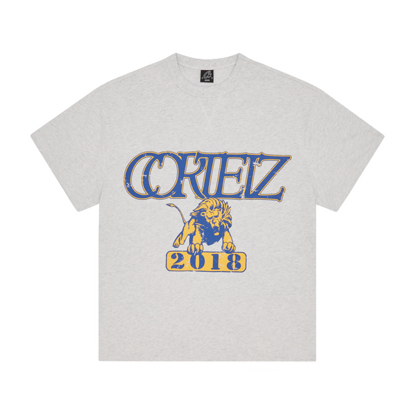 LION BOXY HEAVYWEIGHT TEE [LIGHT HEATHER]