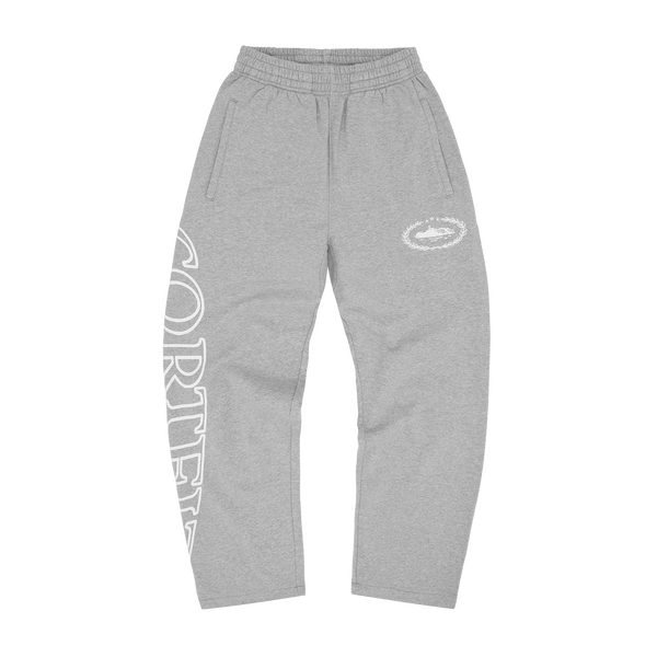 SUPERIOR ROYALE OPEN HEM SWEATPANT [HEATHER GREY]