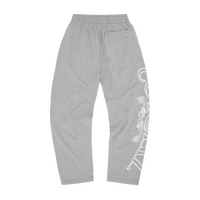 SUPERIOR ROYALE OPEN HEM SWEATPANT [HEATHER GREY]