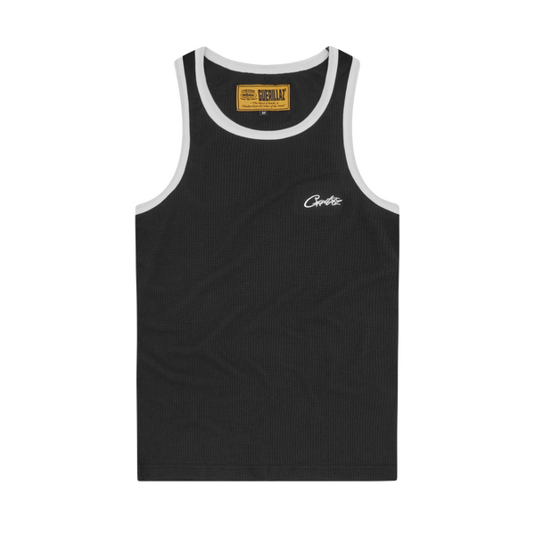 MENS CONTRAST ALLSTARZ TANK TOP [BLACK]