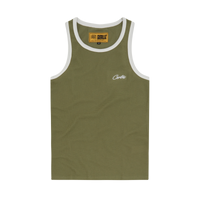 MENS CONTRAST ALLSTARZ TANK TOP [KHAKI]