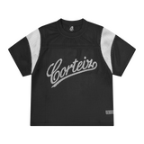 OPEN MESH PANEL JERSEY [BLACK/WHITE]