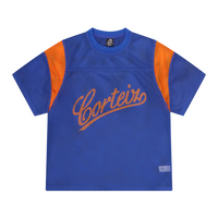 OPEN MESH PANEL JERSEY [BLUE/ORANGE]