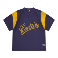OPEN MESH PANEL JERSEY [NAVY/YELLOW]
