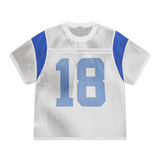 OPEN MESH PANEL JERSEY [WHITE/BLUE]