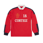 PANELED RUGBY [RED]