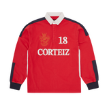 PANELED RUGBY [RED]