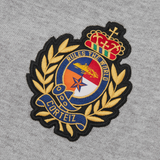 ROYALE CREST OPEN HEM SWEATPANT [HEATHER GREY]