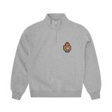 ROYALE CREST QUARTER ZIP [HEATHER GREY]