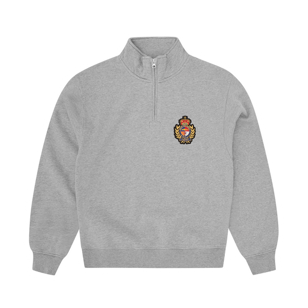ROYALE CREST QUARTER ZIP [HEATHER GREY]