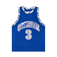 STENCIL CAMO BBALL JERSEY [ROYAL BLUE]