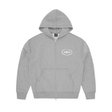 SUPERIOR ROYALE ZIP HOODIE [HEATHER GREY]
