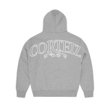 SUPERIOR ROYALE ZIP HOODIE [HEATHER GREY]