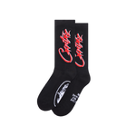 ALLSTARZ SOCKS [BLACK & RED]