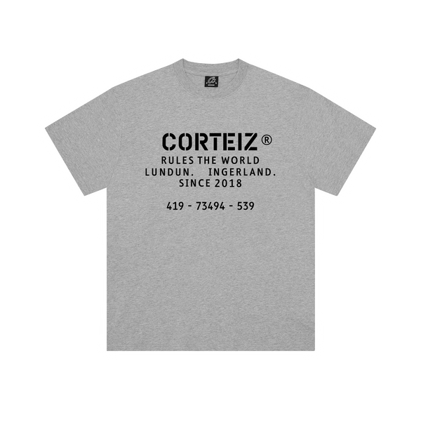 OG STENCIL TEE [GREY]