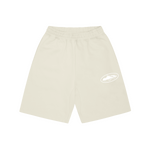 ISLAND PUFF PRINT SWEATSHORT [OFF WHITE]